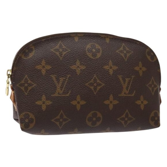 LOUIS VUITTON Monogram Pochette Cosmetic PM Pouch M43998 LV Auth BA5411 - Picture 1 of 16